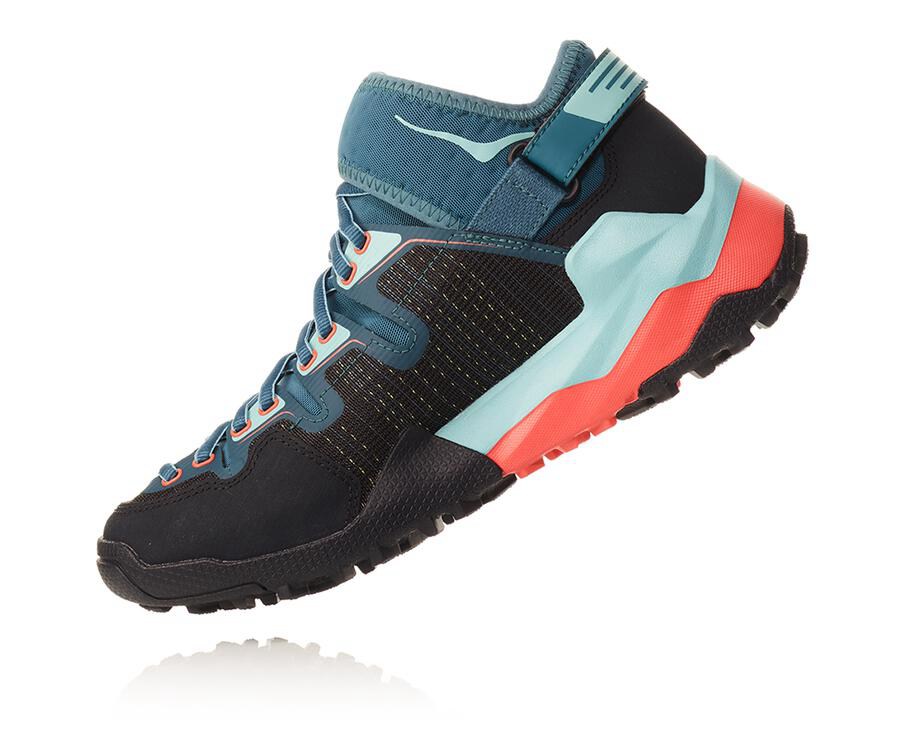 Hoka One One Womens Trail Shoes - Arkali - Turquoise - NCPY26394
